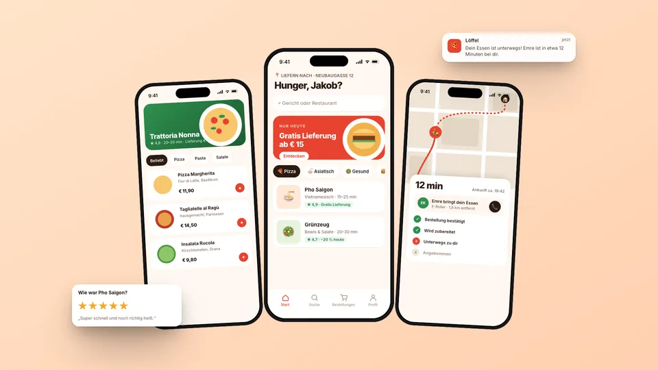 Mobile App · Essensbestellung