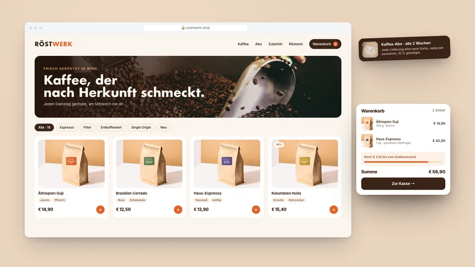 Website · Onlineshop