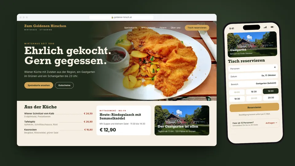 Website · Restaurant